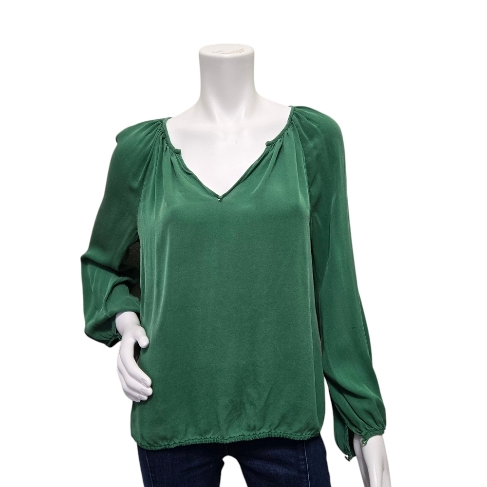 Diane von furstenberg Hathaway Blouse in Green Size S